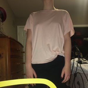 Helmut lang pink tee